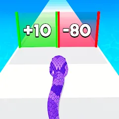 Скачать Snake Run Race: Игра Змейка 3D [Взлом/МОД Все открыто] на Андроид