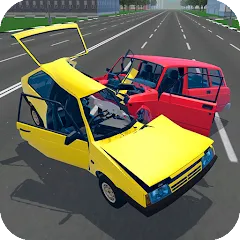 Скачать Russian Car Crash Simulator [Взлом/МОД Много денег] на Андроид