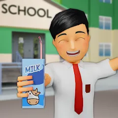 Скачать School Cafeteria Simulator [Взлом/МОД Бесконечные деньги] на Андроид