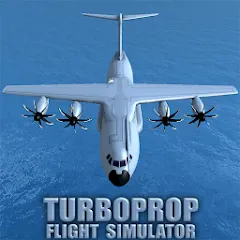 Скачать Turboprop Flight Simulator [Взлом/МОД Меню] на Андроид