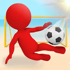 Скачать Crazy Kick! Fun Football game [Взлом/МОД Все открыто] на Андроид