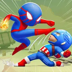 Скачать Stickman Fighter: Karate Games [Взлом/МОД Меню] на Андроид