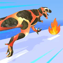 Скачать Dino Evolution Run 3D [Взлом/МОД Unlocked] на Андроид