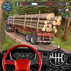 Скачать Log Transporter Truck Driving [Взлом/МОД Unlocked] на Андроид