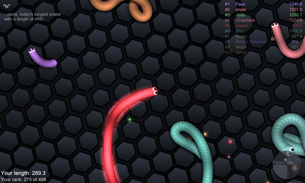 Скачать slither.io на Андроид