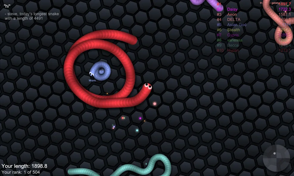 Скачать slither.io на Андроид