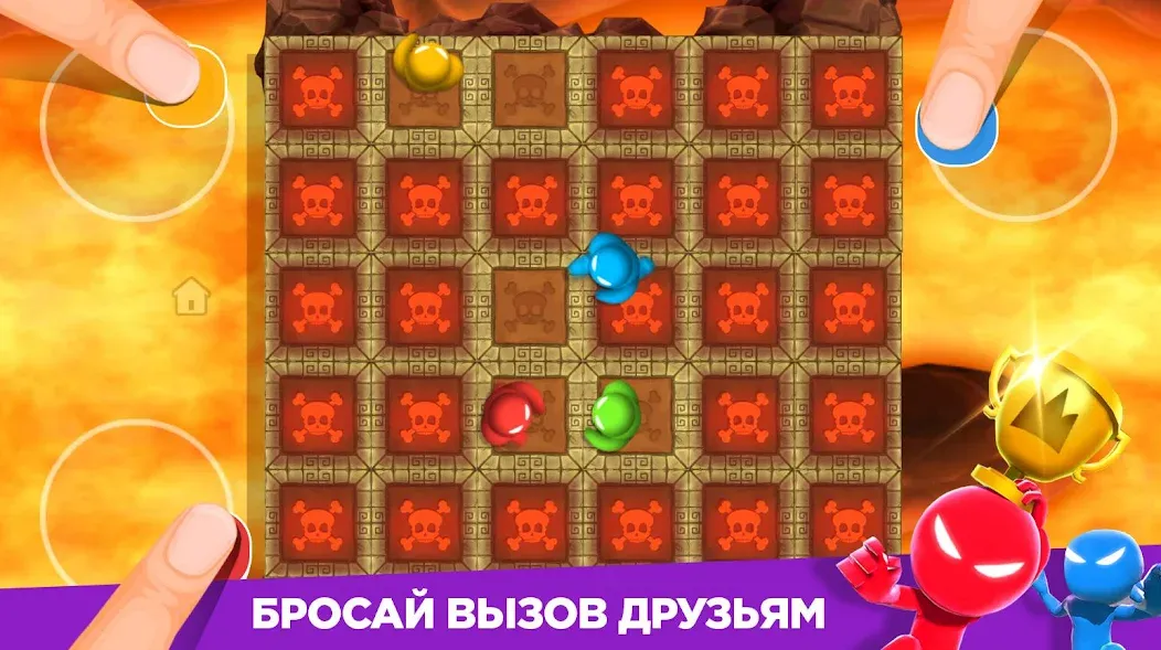 Скачать Stickman Party Мини Игры 2 3 4. на Андроид: Крутой геймер дает своим друзьям советы