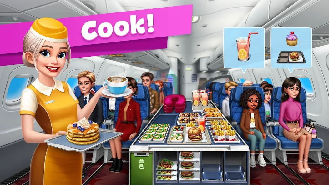 Скачать Airplane Chefs - Cooking Game на Андроид