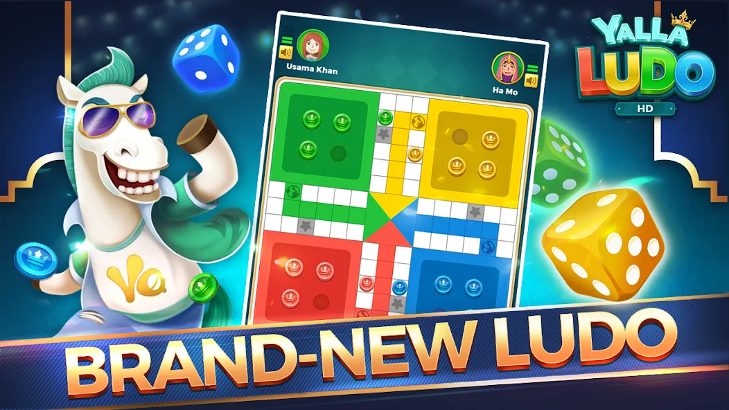 Скачать Yalla Ludo HD на Андроид - отличная игра в Лудо для настоящих геймеров