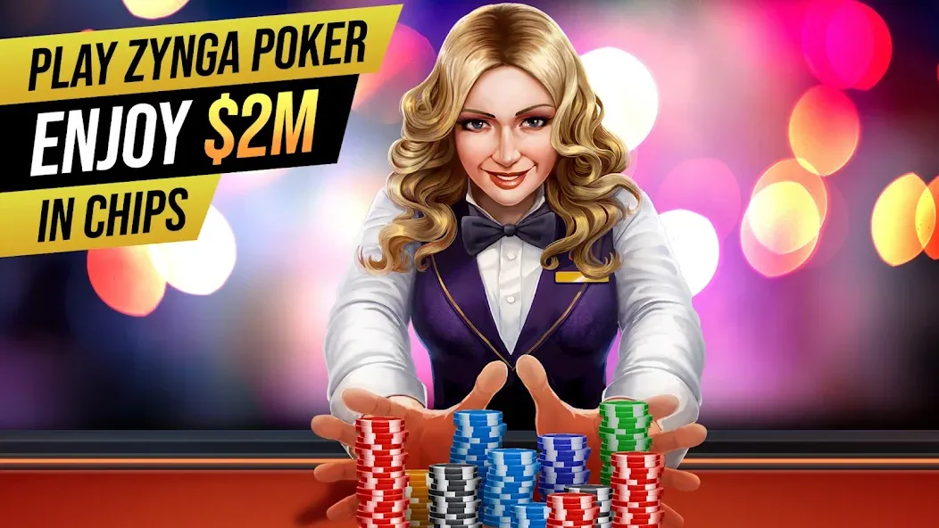 Завладей покерным миром с Zynga Poker ™ на Андроид