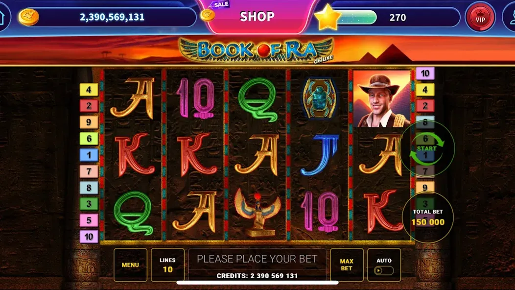 Крутой геймер представляет: Book of Ra™ Deluxe Slot на Андроид