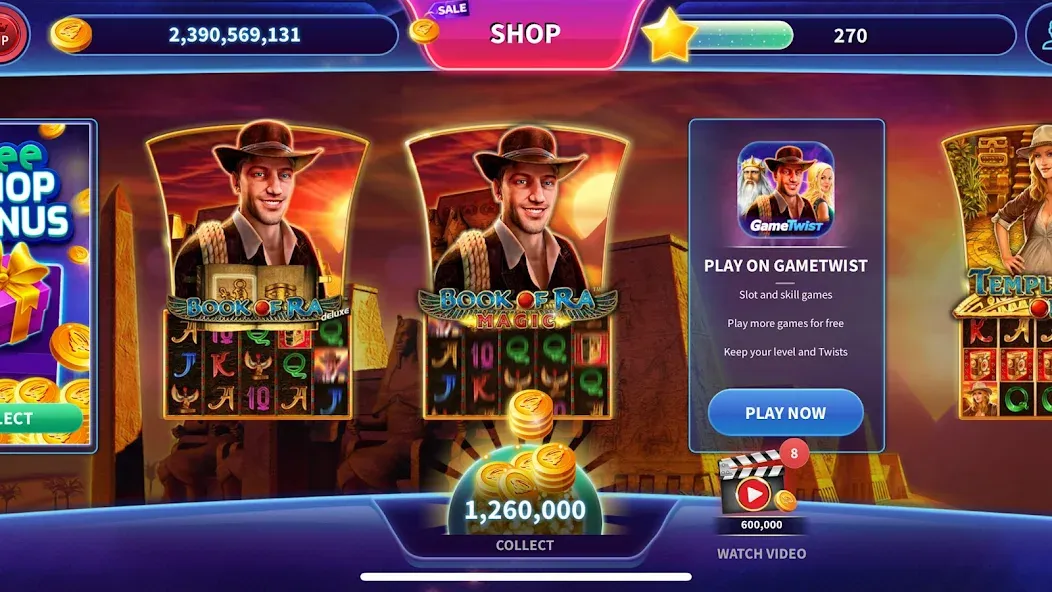 Крутой геймер представляет: Book of Ra™ Deluxe Slot на Андроид