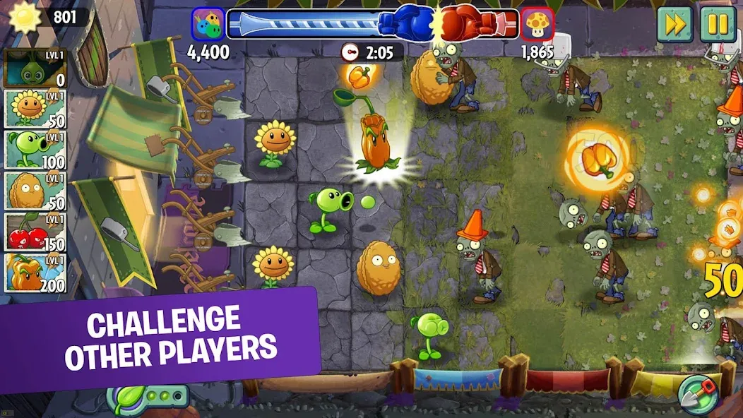 Скачать Plants vs. Zombies™ 2 на Андроид - лучшая игра для геймеров