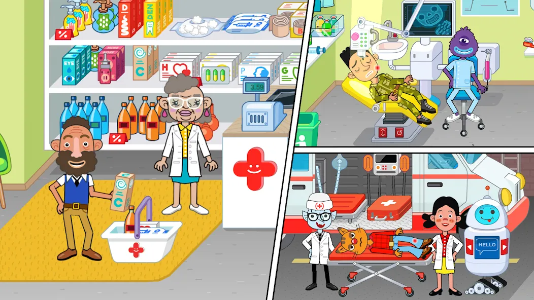 Описание и обзор игры Pepi Hospital: Learn & Care - скачать на Андроид