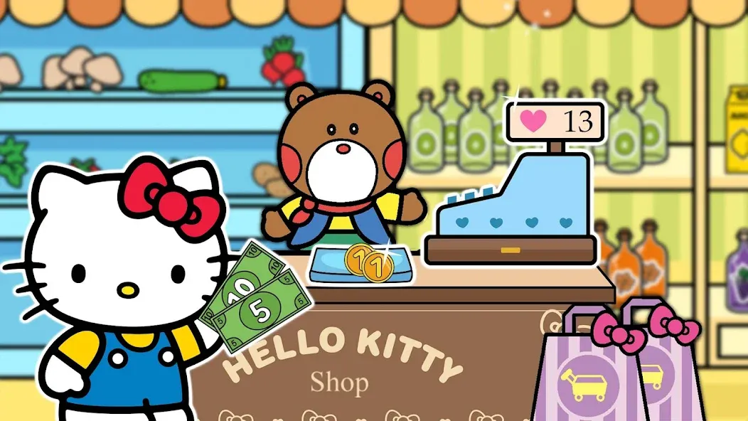 Рассказ о Hello Kitty: Игре Супермаркет на Андроид