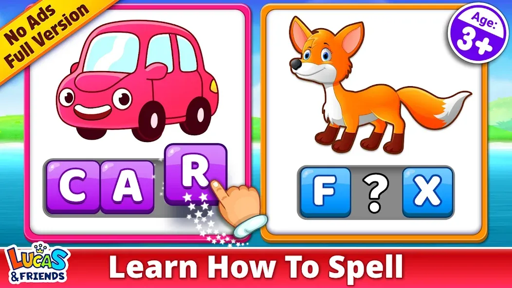 Spelling & Phonics: Kids Games - лучшая игра для маленьких геймеров на Андроиде!