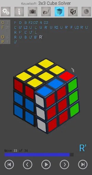 Скачать 3x3 Cube Solver - лучший помощник для решения головоломки на Андроид