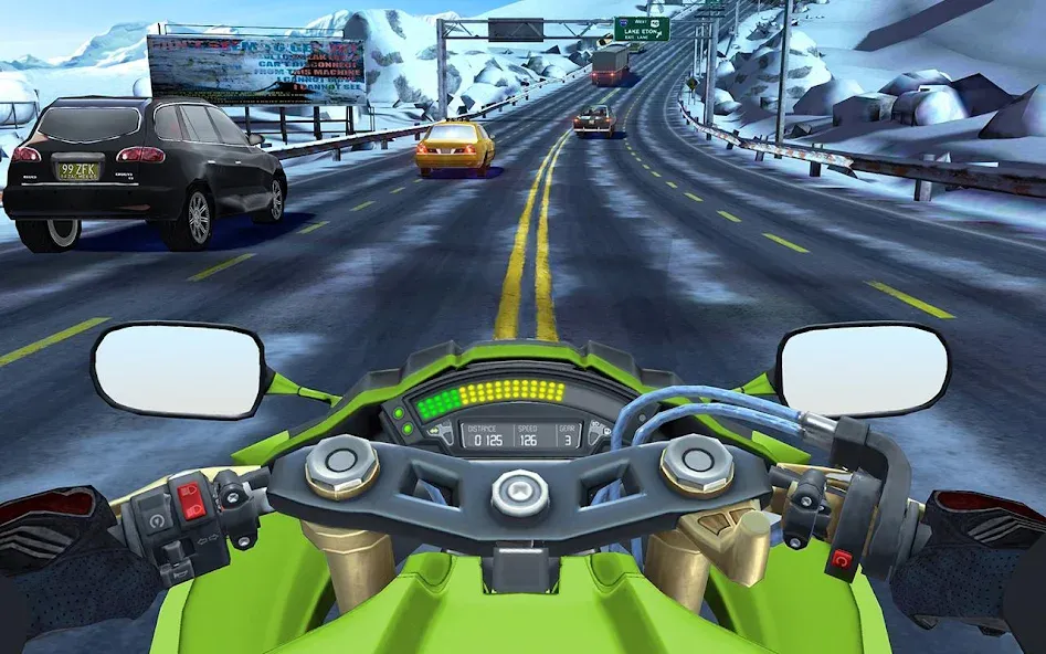 Скачать Moto Rider GO: Highway Traffic [Взлом/МОД Много денег] на Андроид