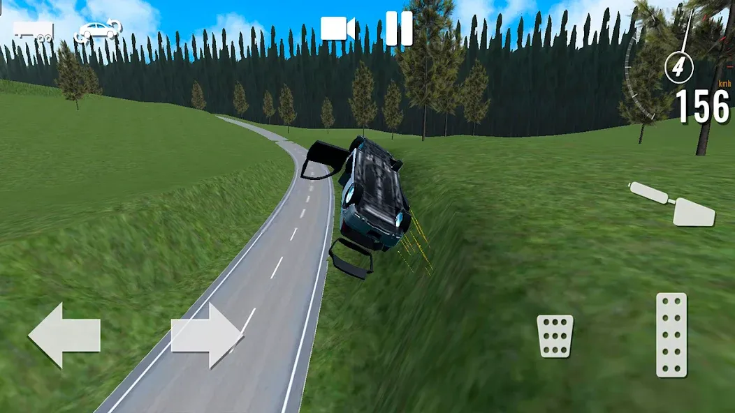 Скачать Car Crash Simulator: Accident [Взлом/МОД Много денег] на Андроид