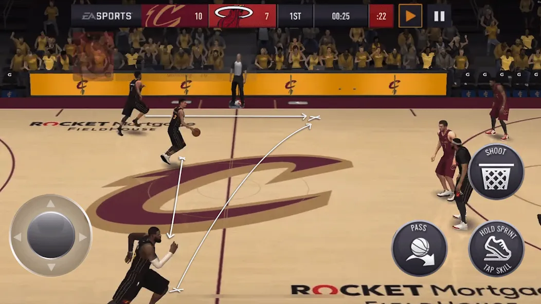 Скачать NBA LIVE Mobile Баскетбол на Андроид - игра для истинных ценителей баскетбола