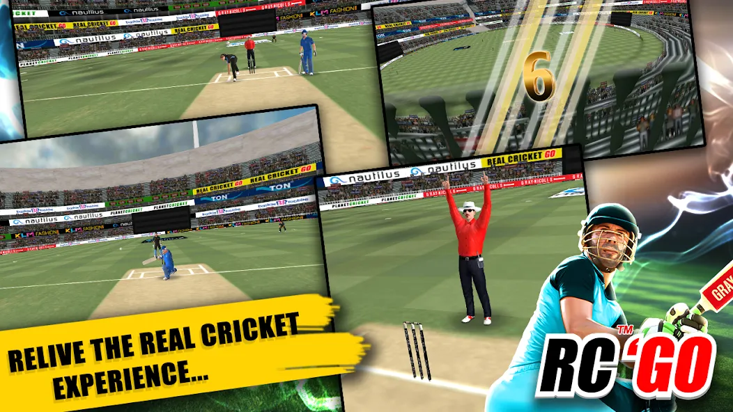 Real Cricket™ GO - увлекательная игра для настоящих геймеров