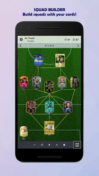 Скачать Fut Card Builder 24 [Взлом/МОД Много денег] на Андроид