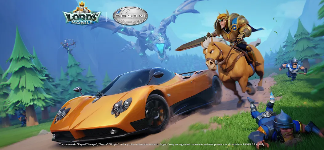 Скачать Lords Mobile: Pagani GO! [Взлом/МОД Меню] на Андроид