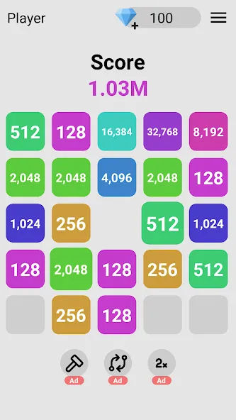 Скачать 2048 Showdown: Merge Mania на Андроид - увлекательная головоломка для настоящих профи