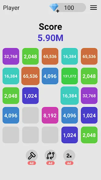 Скачать 2048 Showdown: Merge Mania на Андроид - увлекательная головоломка для настоящих профи