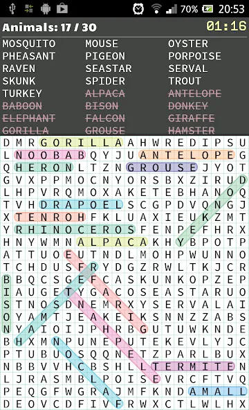 Скачать Word Search на Андроид: играй в мегапопулярную головоломку!