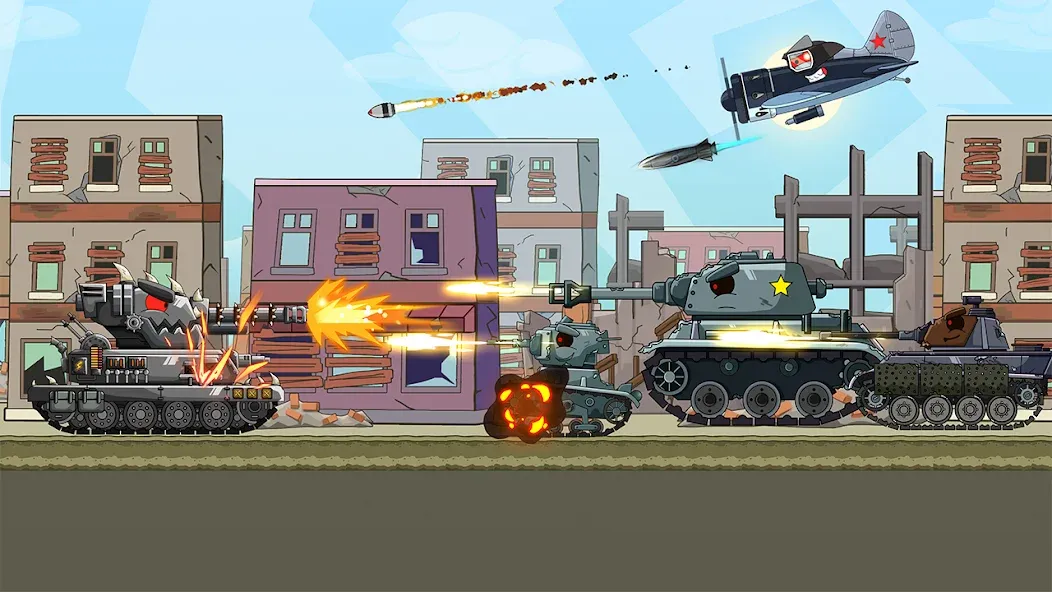 Скачать Tank Arena Steel Battle [Взлом/МОД Unlocked] на Андроид