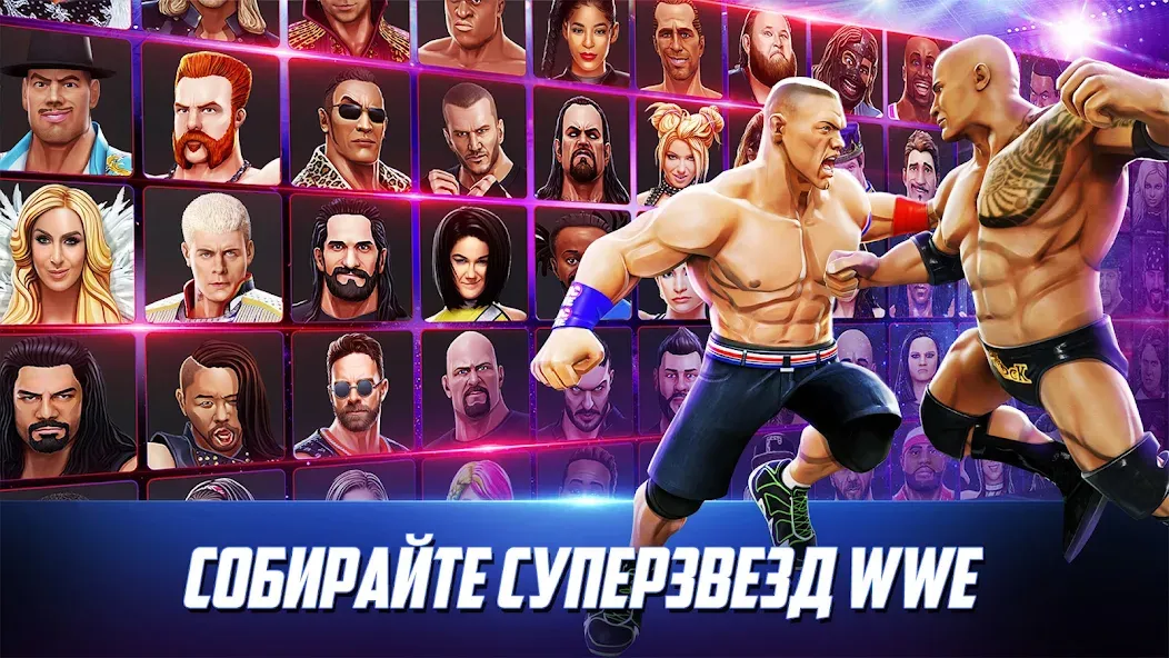 Скачать WWE Mayhem [Взлом/МОД Unlocked] на Андроид