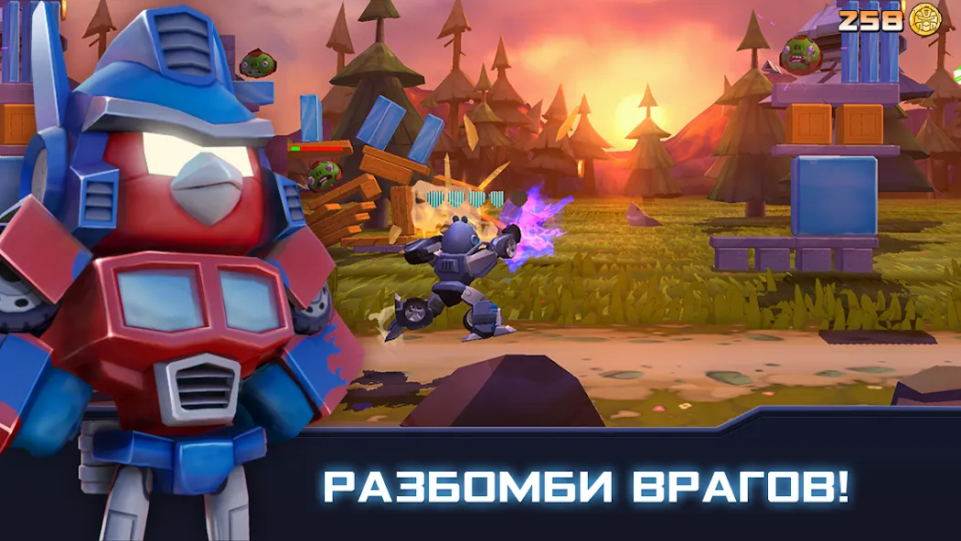 Скачать Angry Birds Transformers [Взлом/МОД Unlocked] на Андроид