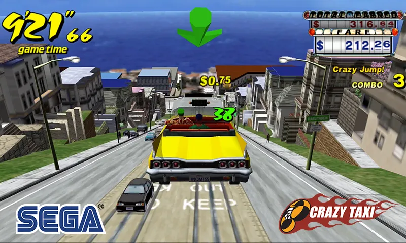 Скачать Crazy Taxi Classic [Взлом/МОД Много денег] на Андроид