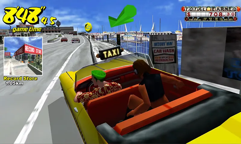 Скачать Crazy Taxi Classic [Взлом/МОД Много денег] на Андроид