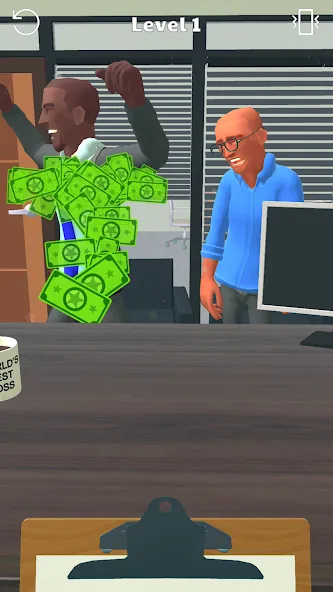 Скачать Boss Life 3D: Office Adventure [Взлом/МОД Бесконечные деньги] на Андроид