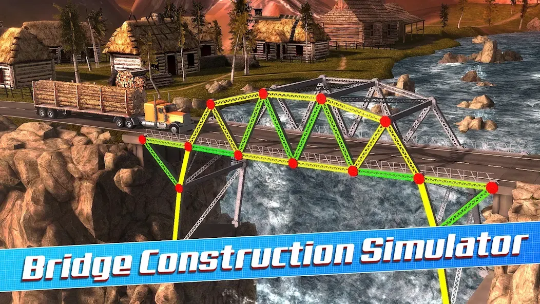 Скачать Bridge Construction Simulator [Взлом/МОД Меню] на Андроид