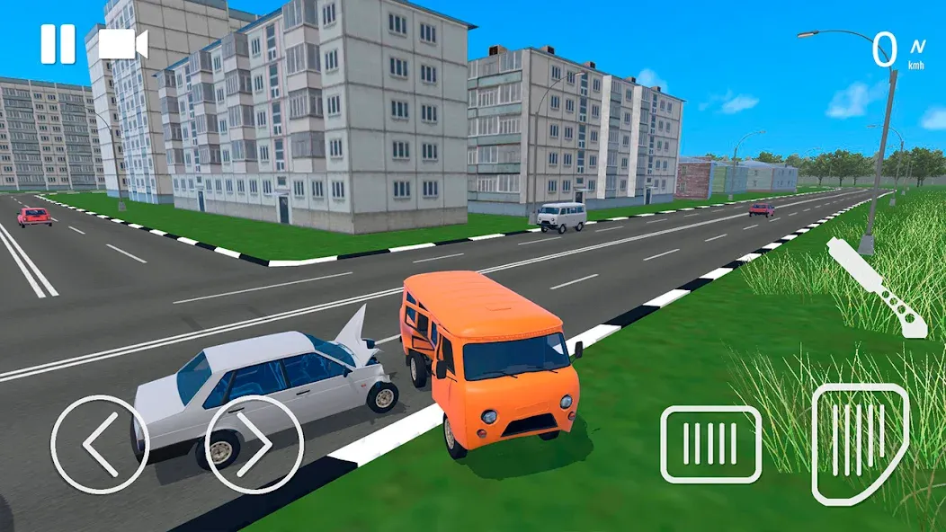 Скачать Russian Car Crash Simulator [Взлом/МОД Много денег] на Андроид