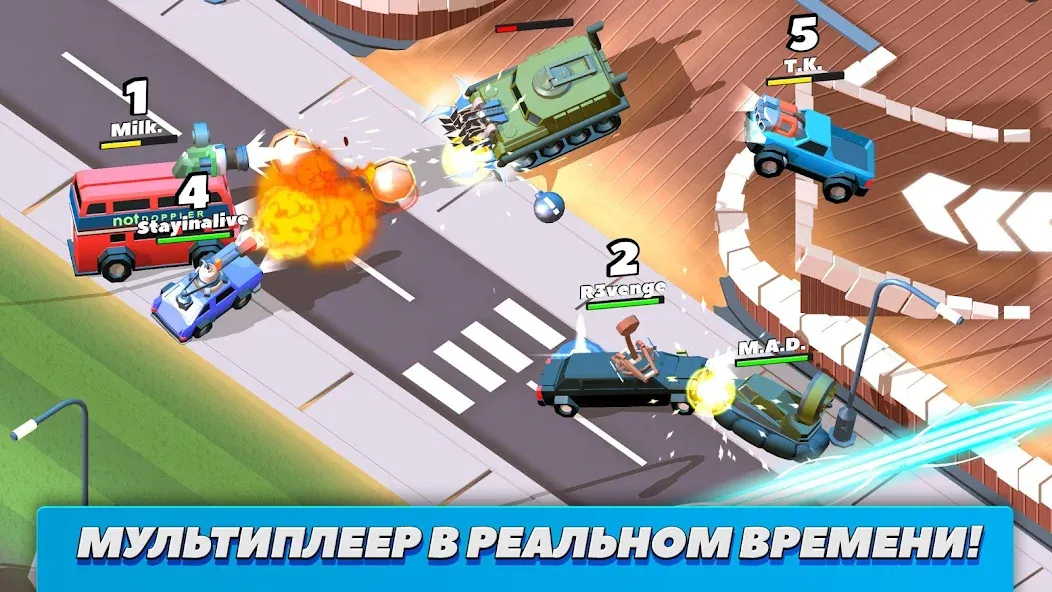 Скачать Crash of Cars [Взлом/МОД Бесконечные деньги] на Андроид