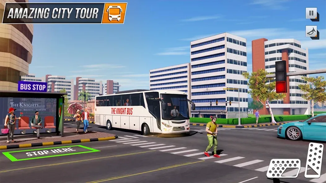 Скачать Modern Bus: автобусная игра 3d [Взлом/МОД Все открыто] на Андроид