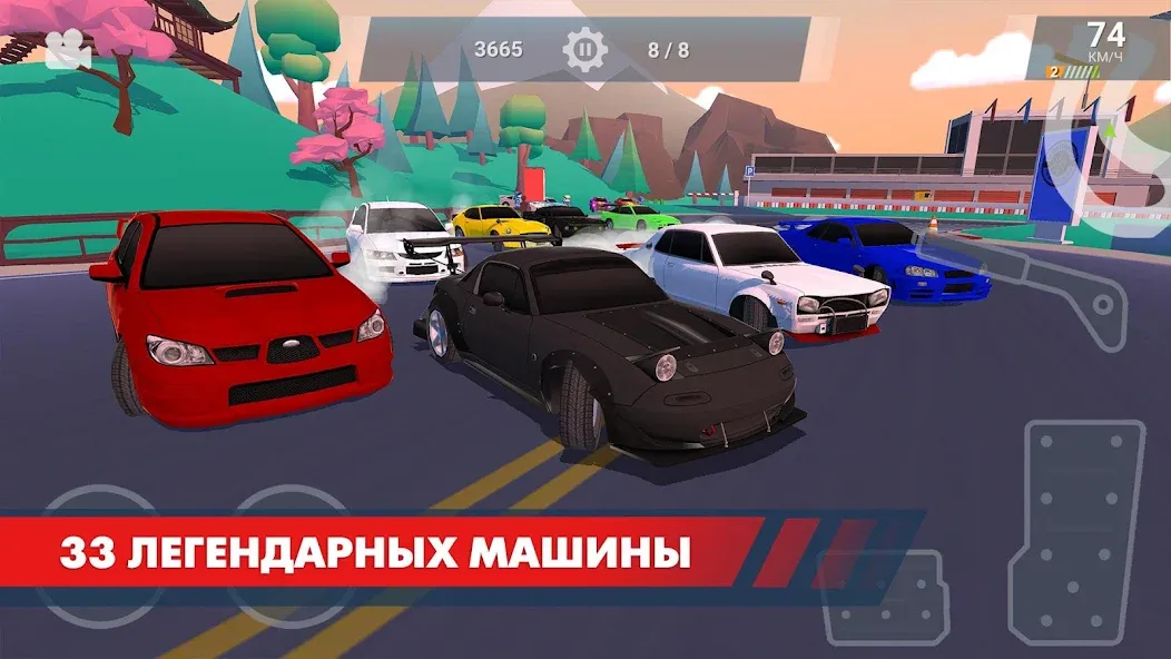 Скачать Drift Clash Онлайн [Взлом/МОД Все открыто] на Андроид