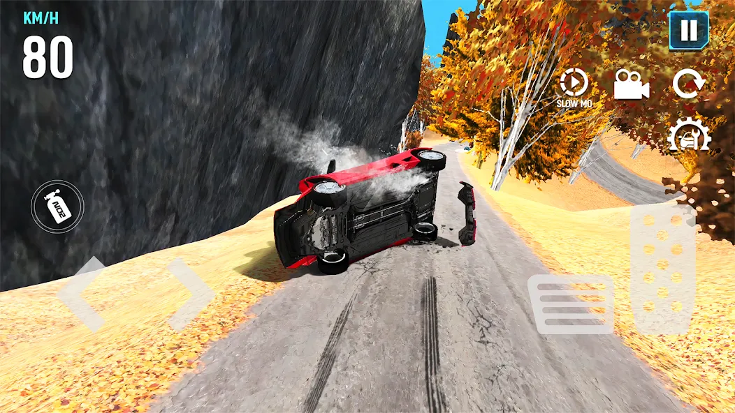 Скачать Mega Car Crash Simulator [Взлом/МОД Unlocked] на Андроид