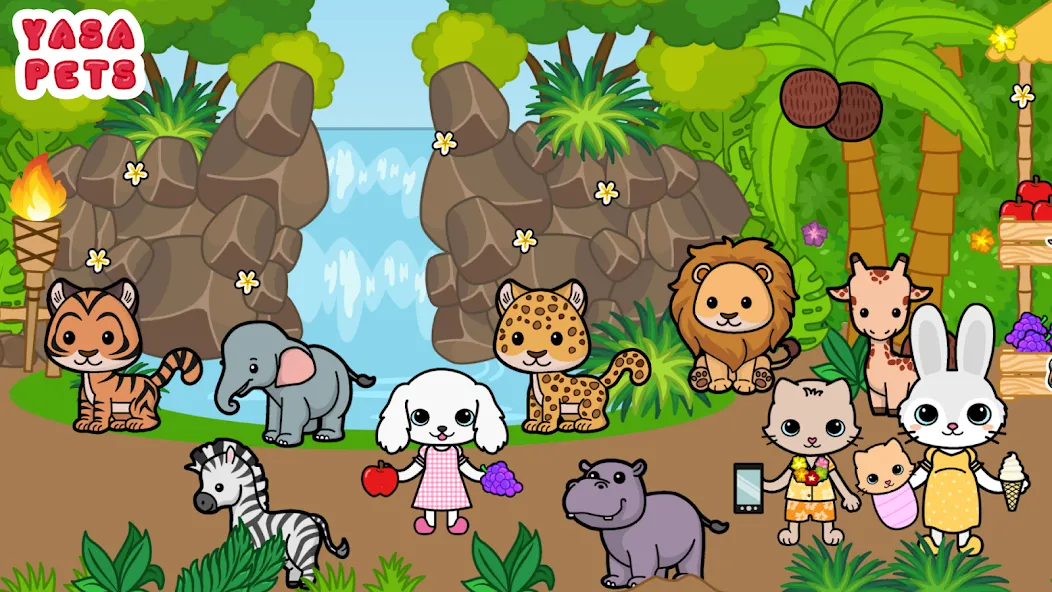 Скачать Yasa Pets Island [Взлом/МОД Меню] на Андроид