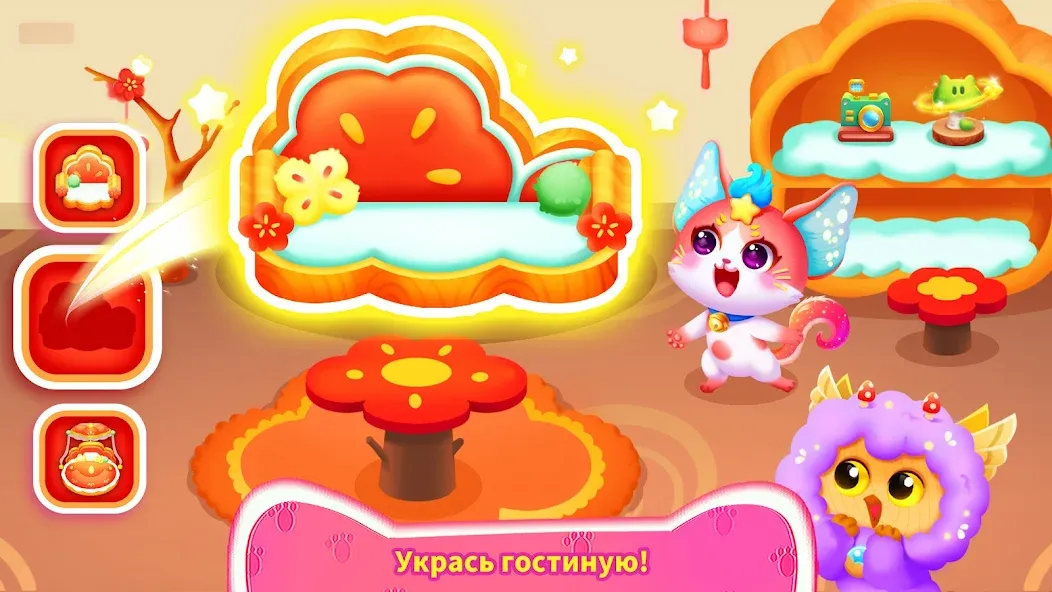 Скачать Кошачья Игра Маленькой Панды [Взлом/МОД Unlocked] на Андроид