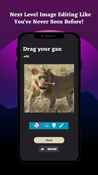 Скачать Drag Your Gan AI 2: DragGan 3D [Взлом/МОД Все открыто] на Андроид