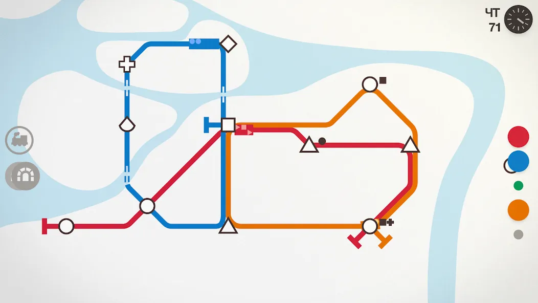 Скачать Mini Metro [Взлом/МОД Бесконечные деньги] на Андроид