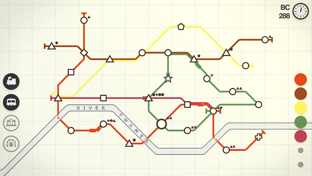 Скачать Mini Metro [Взлом/МОД Бесконечные деньги] на Андроид