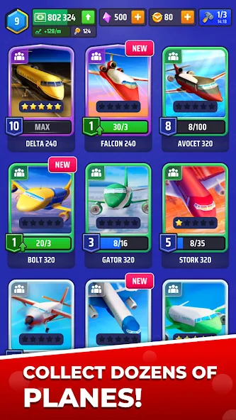 Скачать Idle Airplane Inc. Tycoon [Взлом/МОД Много денег] на Андроид