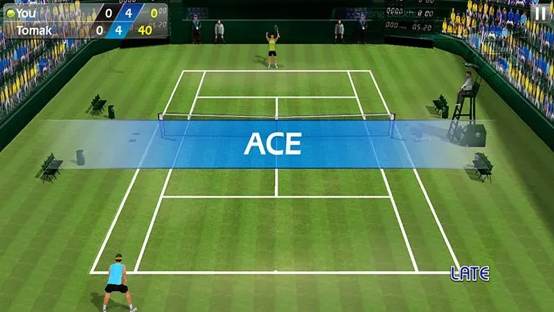 Скачать Теннис пальцем 3D - Tennis [Взлом/МОД Бесконечные деньги] на Андроид