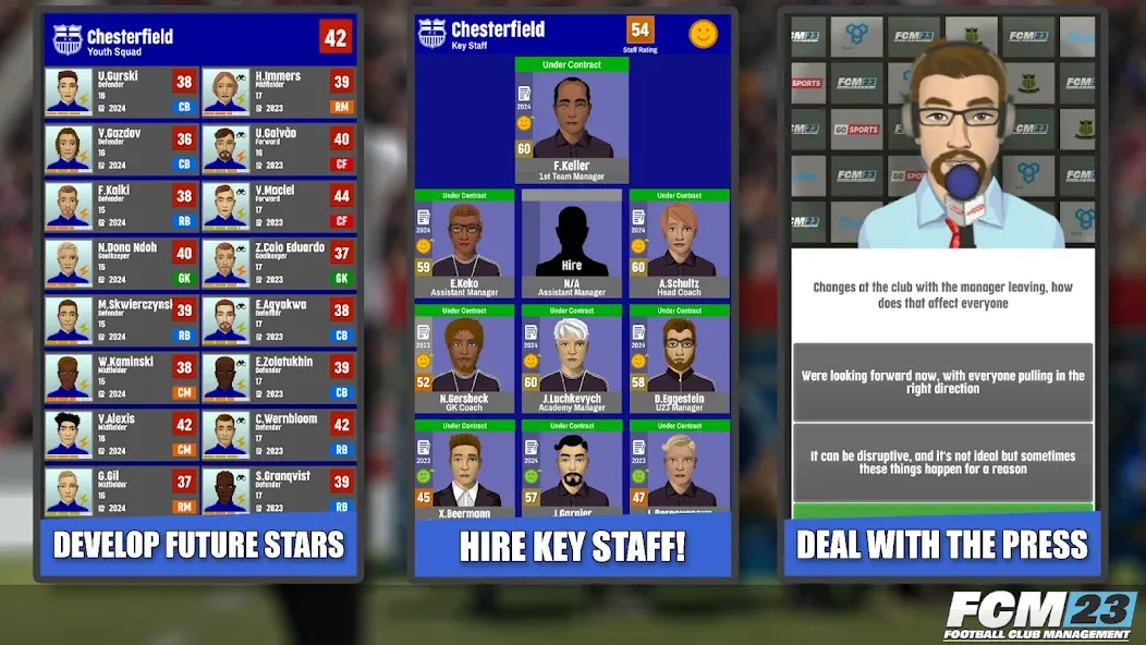 Скачать Football Club Management 2023 [Взлом/МОД Все открыто] на Андроид